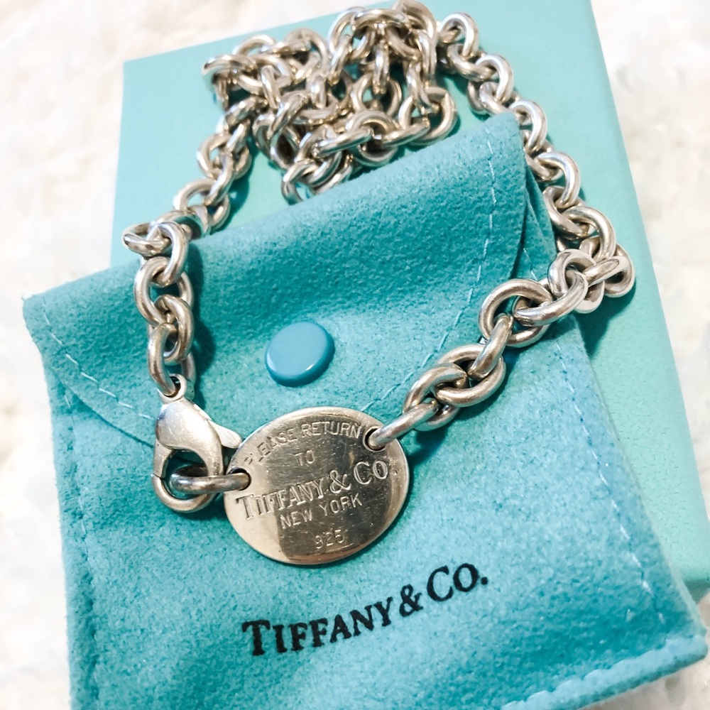 Please Return to Tiffany & Co. Tag Choker